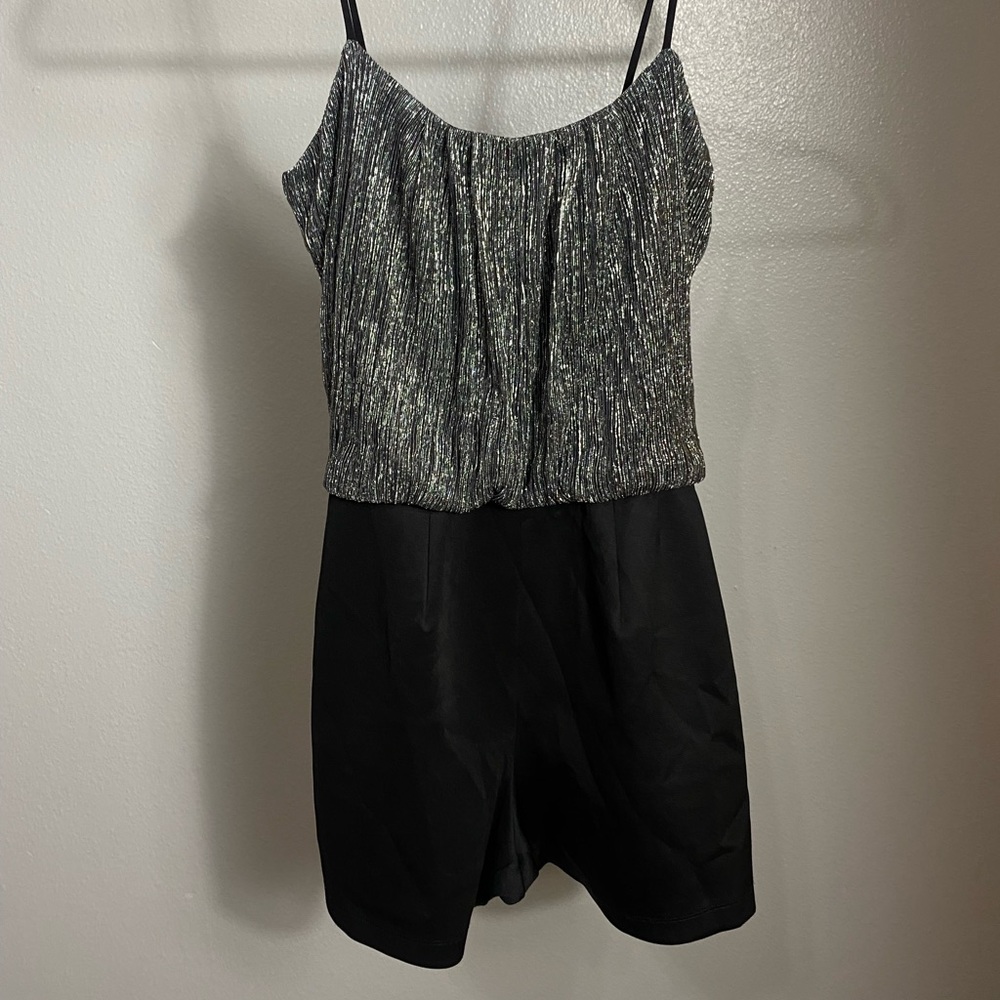 One piece Metallic Shorts Size S